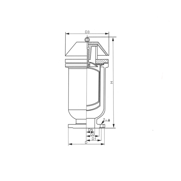 Quick air vent (inlet) valve (KP-1.0 type (P2X))