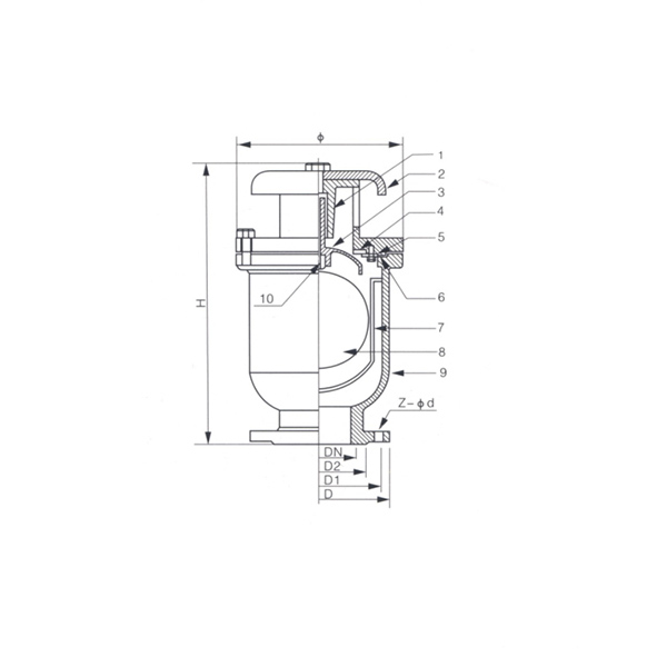 Composite rapid air vent (inlet) valve (CARX-1.0)