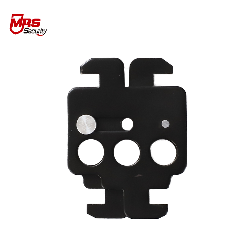 Easily installed mccb isolation circuit breaker lockout black double head lock hasp safety circuit breaker lockout